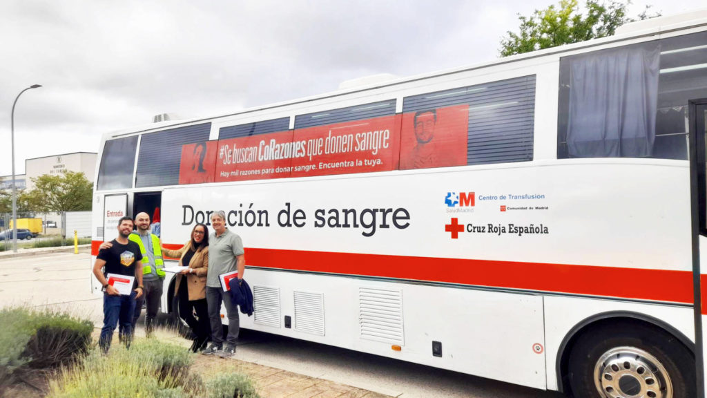 Donación de Sangre de empleados de Araven en Madrid